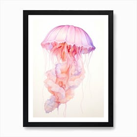 Sea Nettle Jellyfish Watercolour 5 Art Print