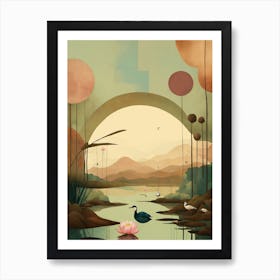 Lily Pond 1 Art Print