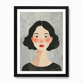 Portrait Of A Woman 391 Art Print