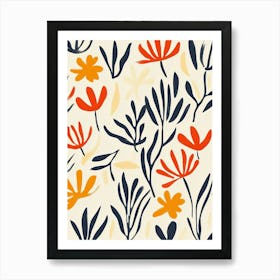 Floral Pattern 113 Art Print