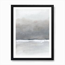 Grey Horizon Art Print