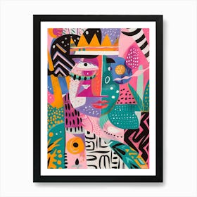 Matisse Inspired, Queen Of The Jungle, Fauvism Style Art Print