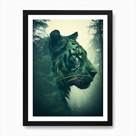 Tiger In The Forest 2 Art Print