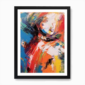 Abstract Of A Woman 2 Art Print