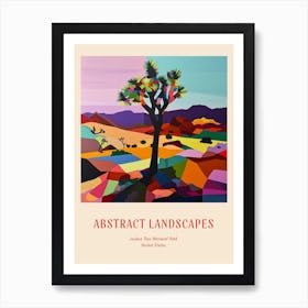 Colourful Abstract Joshua Tree National Park Usa 6 Poster Art Print