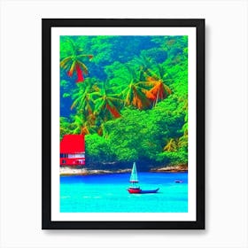 Andaman And Nicobar Islands India Pop Art Photography Tropical Destination Art Print
