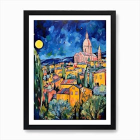 Orvieto Italy 3 Fauvist Painting Art Print