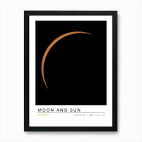 Moon And Sun Art Print