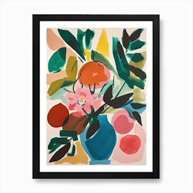 Roses Flower Illustration 1 Art Print