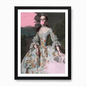 Altered Portrait Of A Woman Art Print