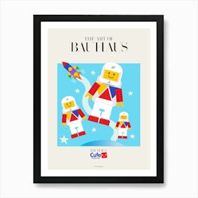 BAUHAUS FOR KIDS | ASTRONAUTES Art Print