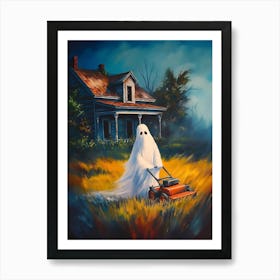 Ghost In The Grass 1 Art Print