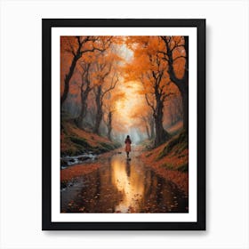 Autumn Forest Print  Art Print