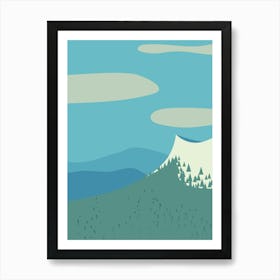 Mountain Landscape 1 Art Print