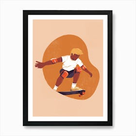 Skateboarder Art Print