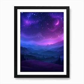 Night Sky 6 Art Print