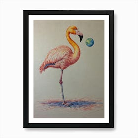 Flamingo 31 Art Print