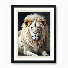 Lion art 61 Art Print