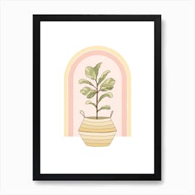 Figgle Leaf Tree Art Print