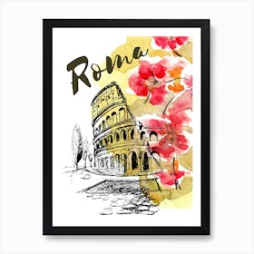 Roma Italy Art Print