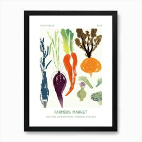 Asparagus Vegetables Farmers Market 2 Adelaide Central Market, Adelaide, Australia Art Print