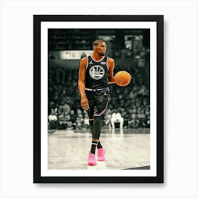 Kevin Durant Of The Golden State Warriors Art Print