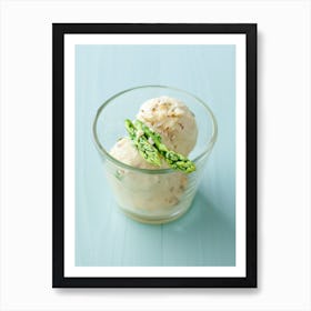 Asparagus Ice cream 1 Art Print