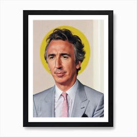 Steve Coogan Retro Collage Movies Affiche