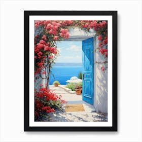 Blue Door 15 Art Print