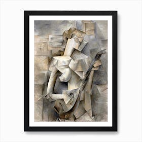 Girl With A Mandolin, Pablo Picasso Art Print