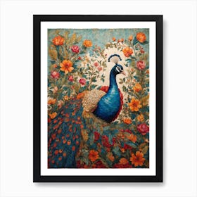 Peacock Art Print