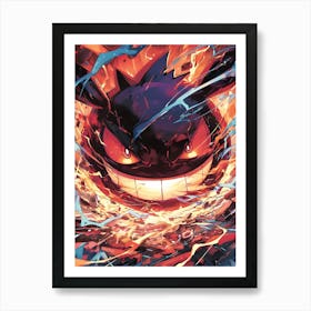 Voltorb Pokemon Anime Manga Japan Poster Art Print