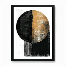 Black And Gold Canvas Print 11 Art Print