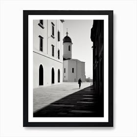 Ancona, Italy,  Black And White Analogue Photography  2 Art Print