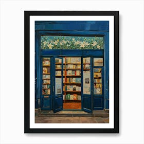 Warsaw Book Nook Bookshop 3 Art Print