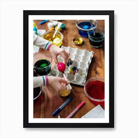 Easter Egg Painting 21 Art Print