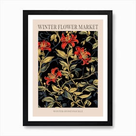 Winter Honeysuckle 4 Winter Flower Market Poster Art Print