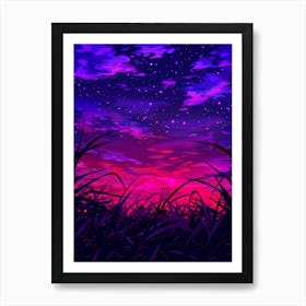 Night Sky 3 Art Print