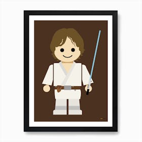Toy Luke Skywalker Art Print