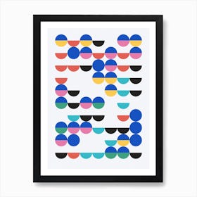 Color Circles 1 Art Print