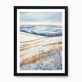 The South Downs England 4 Art Print