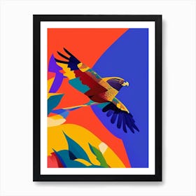 Harrier Pop Matisse 2 Bird Art Print