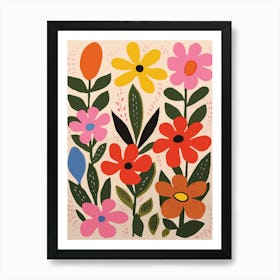 Flowers In The Garden 5 Art Print