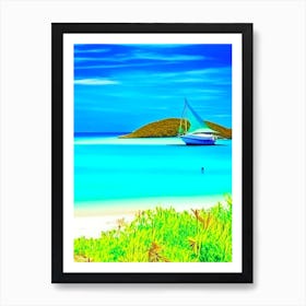 Great Keppel Island Australia Pop Art Photography Tropical Destination Art Print