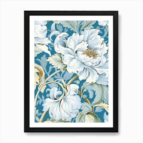 Wallpaper Floral Pattern 1 Art Print