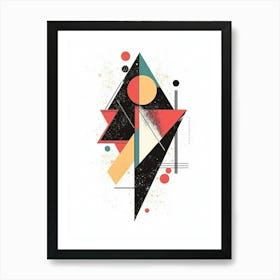 Abstract Geometric Painting 5 Art Print