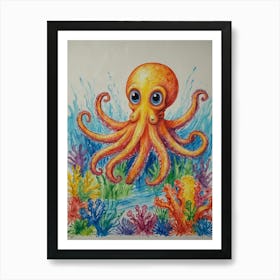 Octopus 61 Art Print