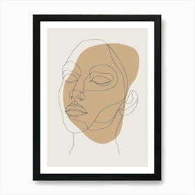 Woman'S Face 147 Art Print