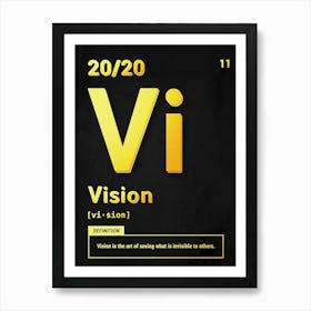 Vi Vision 1 Art Print