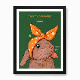 City Of Rabbits 1 Art Print